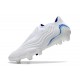 Crampons adidas Copa Sense+ FG Blanc Bleu Hi Res Indigo