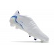 Crampons adidas Copa Sense+ FG Blanc Bleu Hi Res Indigo