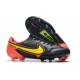 Nike Tiempo Legend IX Elite FG Nouvelles Noir Jaune Rouge