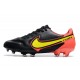 Nike Tiempo Legend IX Elite FG Nouvelles Noir Jaune Rouge