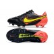 Nike Tiempo Legend IX Elite FG Nouvelles Noir Jaune Rouge