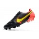 Nike Tiempo Legend IX Elite FG Nouvelles Noir Jaune Rouge