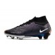 Nike Air Zoom Mercurial Superfly IX Elite FG Noir Blanc Or