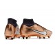 Nike Zoom Mercurial Superfly 9 Elite SG Mbappe Cuivre Métallique