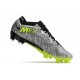 Nike Air Zoom Mercurial Vapor 15 Elite FG Argent Métallique Vert Noir