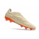 Chaussure adidas Copa Pure.1 FG Blanc Cassé Orange Solaire Equipe