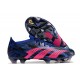 adidas Predator Accuracy.1 Low FG PP Bleu Lucide Magenta Réel Equipe Noir Foncé