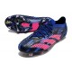 adidas Predator Accuracy.1 Low FG PP Bleu Lucide Magenta Réel Equipe Noir Foncé