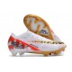 Nike Zoom Mercurial Vapor XV Elite FG Blanc Rouge Or