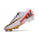 Nike Zoom Mercurial Vapor XV Elite FG Blanc Rouge Or