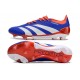 Chaussure adidas Predator Elite FG Bleu Rouge Blanc