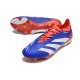 Chaussure adidas Predator Elite FG Bleu Rouge Blanc