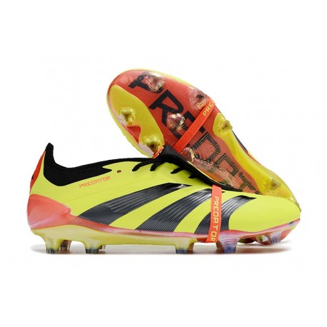 adidas Predator FT Elite FG Jaune Noir Rouge