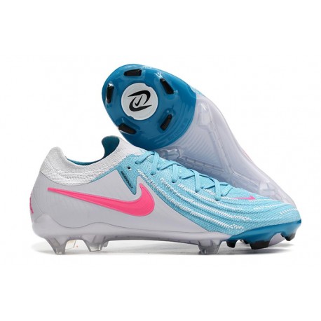 Nike Phantom Luna 2 Elite Low FG Blanc Bleu Rose