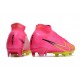 Nike Crampons Football Mercurial Superfly 7 Elite SE FG Rose Or