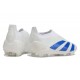 adidas Predator Elite Laceless FG Blanc Bleu