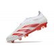 adidas Predator Elite Laceless FG Blanc Rouge