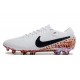 Chaussure Nike Tiempo Legend 10 Elite FG Blanc Noir Orange