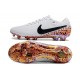 Chaussure Nike Tiempo Legend 10 Elite FG Blanc Noir Orange