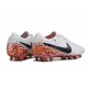 Chaussure Nike Tiempo Legend 10 Elite FG Blanc Noir Orange