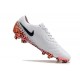 Chaussure Nike Tiempo Legend 10 Elite FG Blanc Noir Orange