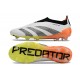 adidas Predator Elite Laceless FG Blanc Noir Orange