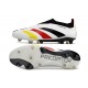 adidas Predator Elite Laceless FG Blanc Noir Rouge Jaune