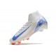 Nike Zoom Mercurial Superfly 10 Elite FG Blueprint Blanc Bleu