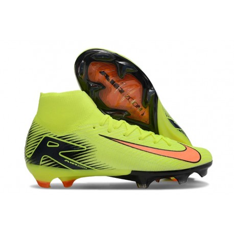 Nike Zoom Mercurial Superfly 10 Elite FG Jaune Orange