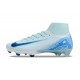 Nike Zoom Mercurial Superfly 10 Elite FG Bleu Glacier Bleu Orbite