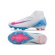 Nike Zoom Mercurial Superfly 10 Elite FG Blanc Bleu Rose