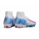 Nike Zoom Mercurial Superfly 10 Elite FG Blanc Bleu Rose