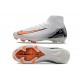 Nike Zoom Mercurial Superfly 10 Elite FG Blanc Orange Noir