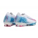 Nike Air Zoom Mercurial Vapor 16 Elite FG Blanc Bleu Rose