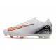 Nike Air Zoom Mercurial Vapor 16 Elite FG Blanc Orange Noir