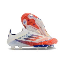 Chaussure adidas F50+ LL FG Advancement - Blanc Rouge Bleu