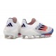 Chaussure adidas F50+ LL FG Advancement - Blanc Rouge Bleu