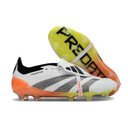 adidas Predator Elite Tongue FG Blanc Noir Orange