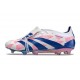 adidas Predator Elite Tongue FG Blanc Ftwr Bleu Solaire Rose Solaire