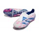 adidas Predator Elite Tongue FG Blanc Ftwr Bleu Solaire Rose Solaire