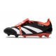 adidas Predator Elite Tongue FG Noir Blanc Rouge Solaire