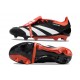 adidas Predator Elite Tongue FG Noir Blanc Rouge Solaire