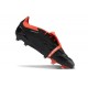 adidas Predator Elite Tongue FG Noir Blanc Rouge Solaire