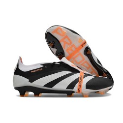 adidas Predator Elite Tongue FG Noir Blanc Orange