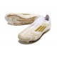 adidas F50 Elite Laceless FG Day Spark - Blanc Doré