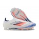 adidas F50 Elite Laceless FG Advancement - Blanc Bleu Rouge 