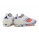 adidas F50 Elite Laceless FG Advancement - Blanc Bleu Rouge 