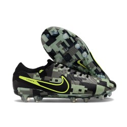 Chaussure Nike Tiempo Legend 10 Elite FG Vert Noir