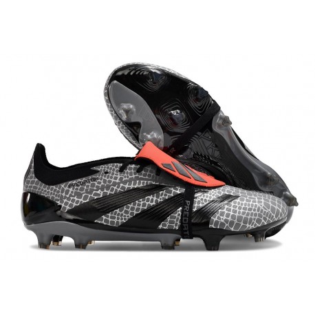 adidas Predator Elite Tongue FG Noir Gris Rouge