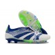 adidas Predator Elite Tongue FG Blanc Bleu Vert